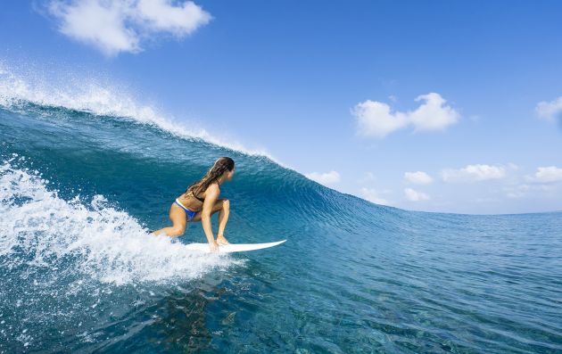 Surfing Vodi at Niyama
